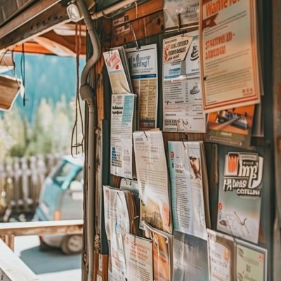 advertisement Board for businesses