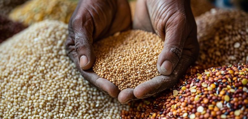 Grain Harvesting In agriculture